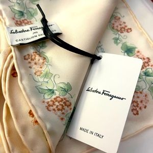 Limited edition Salvatore Ferragamo Castiglion Del Bosch scarf.